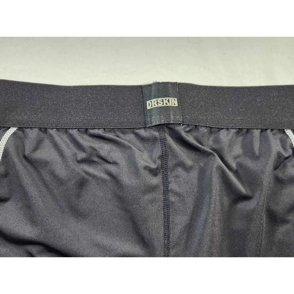 Drskin Men's Black Compression Leggings Athletic Tights Size XL